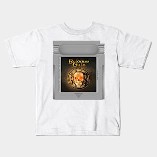 Baldur's Gate Game Cartridge Kids T-Shirt